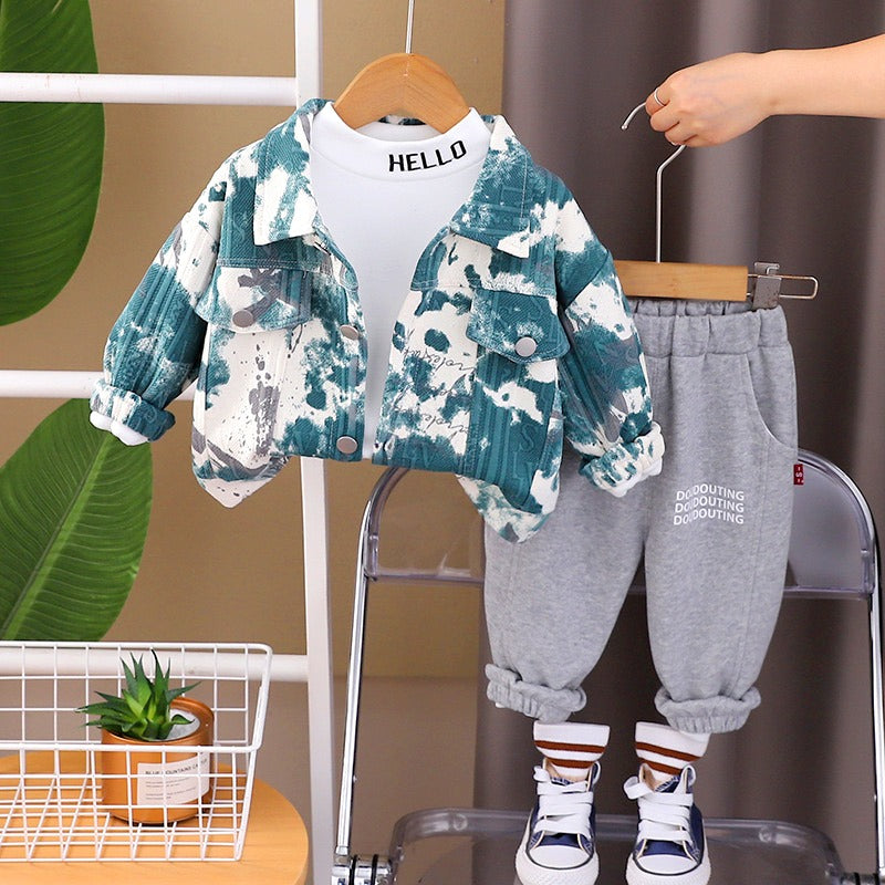 Boys 3 pcs Co -Ord set