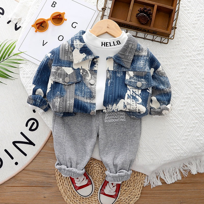 Boys 3 pcs Co -Ord set