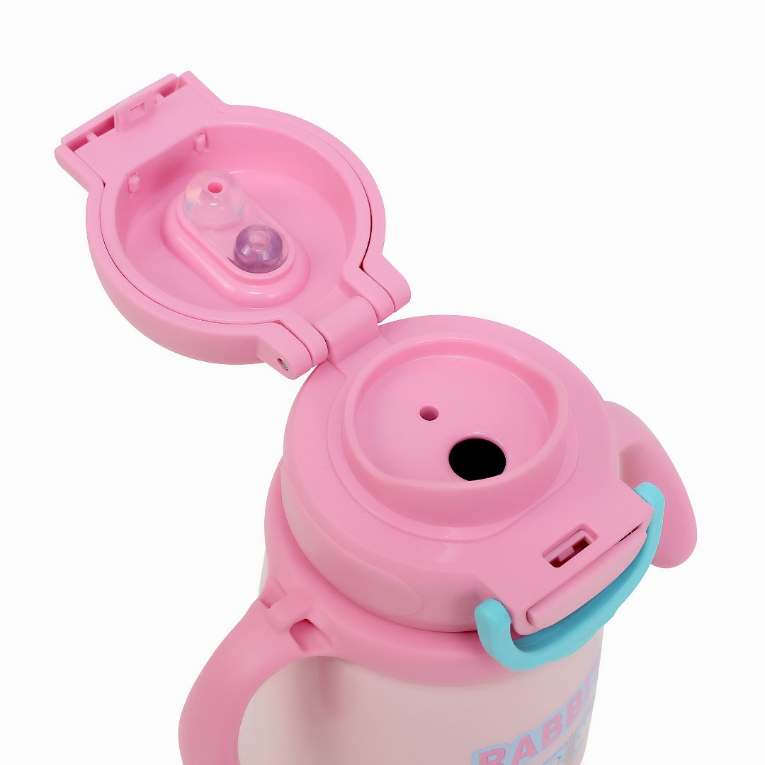 Durable Stainless Steel Kids Sipper Bottle with Strap – Leakproof & Travel-Friendly