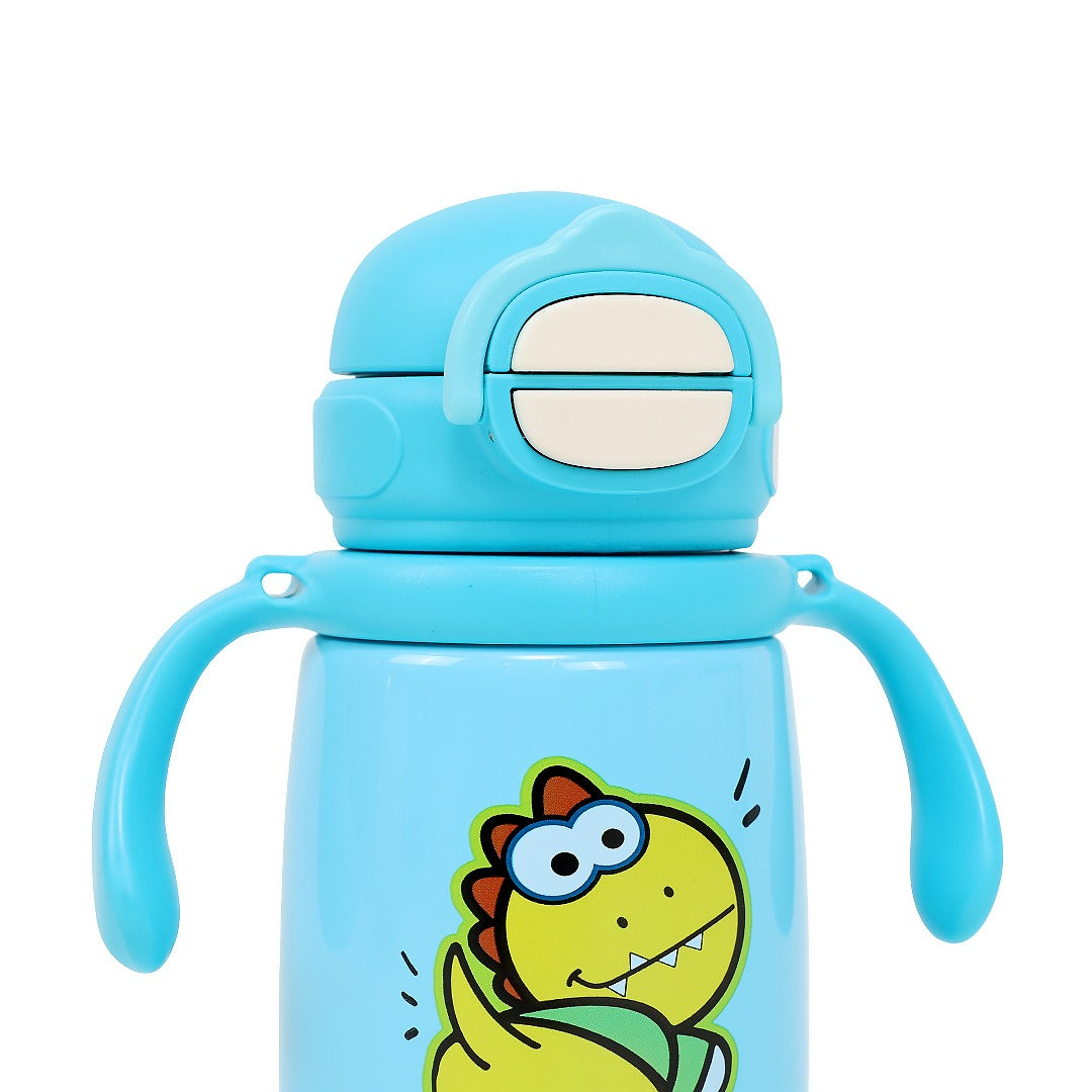 Durable Stainless Steel Kids Sipper Bottle with Strap – Leakproof & Travel-Friendly