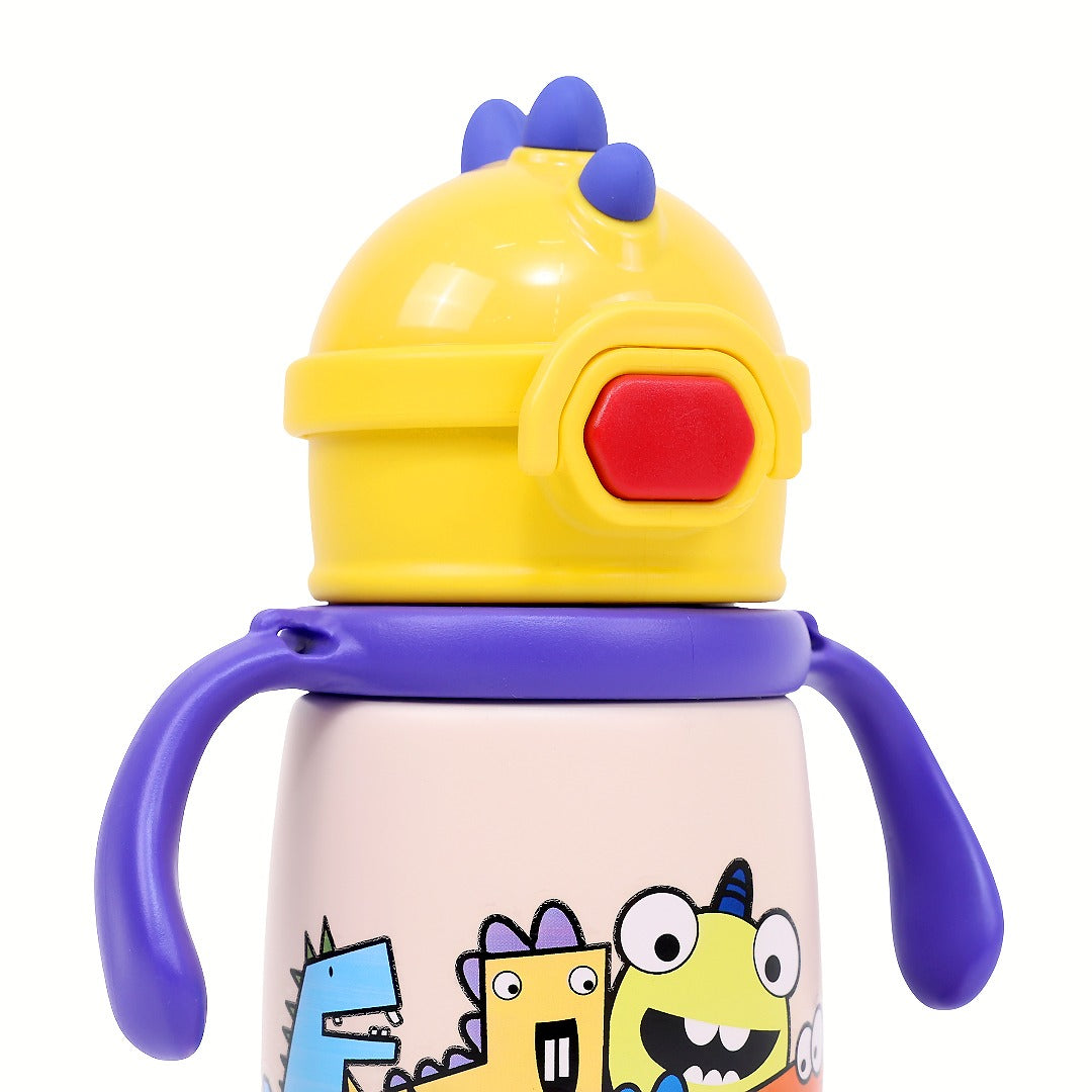 Stainless Steel Kids Sipper Bottle with Strap – Safe, Leakproof & Easy to Carry