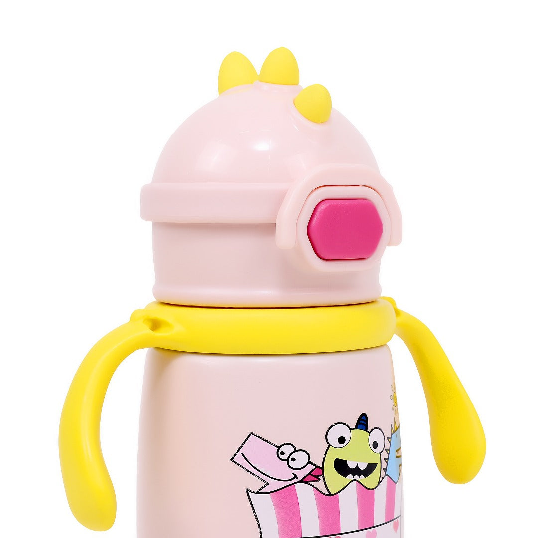 Stainless Steel Kids Sipper Bottle with Strap – Safe, Leakproof & Easy to Carry