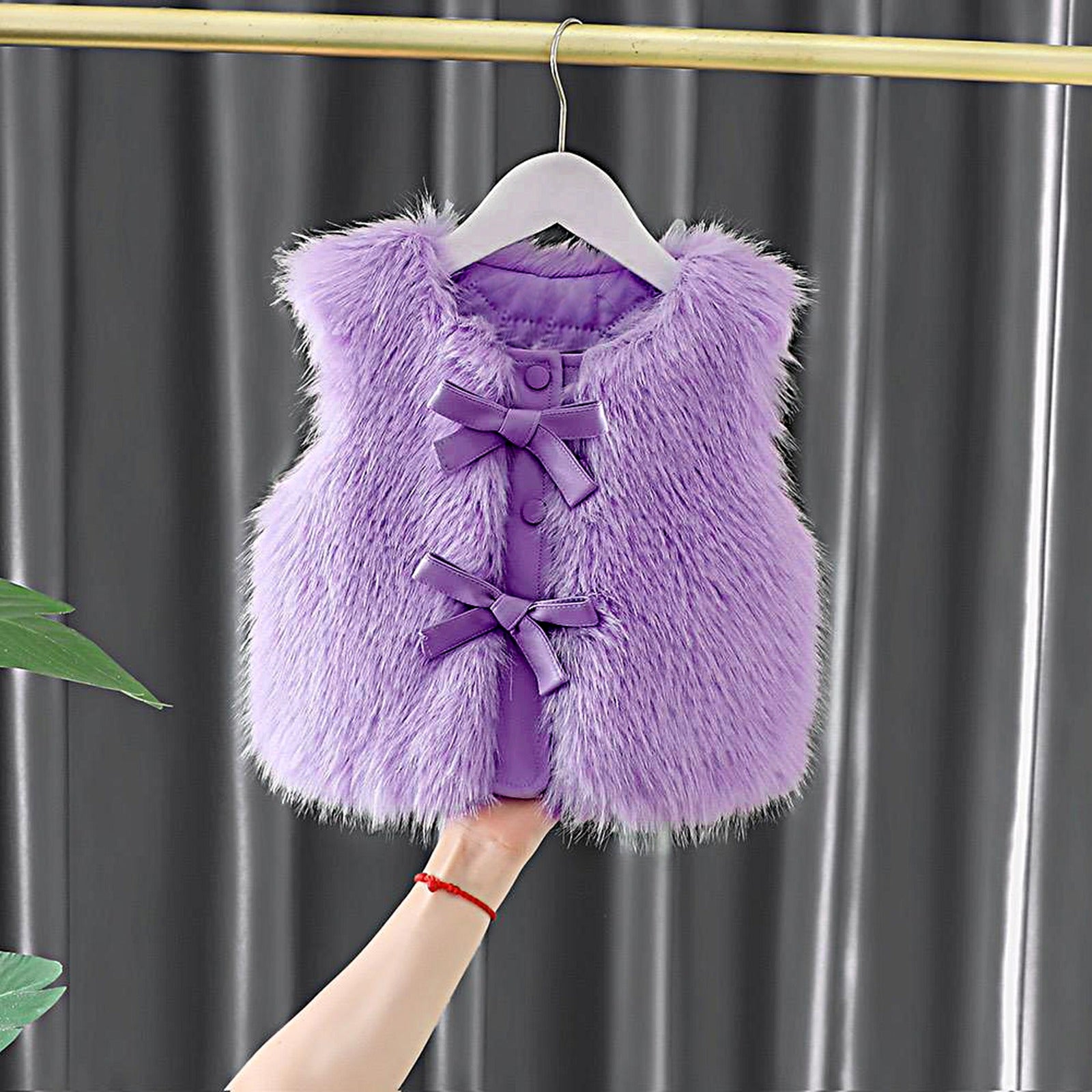 Baby Bow & Bloom Fur Jacket