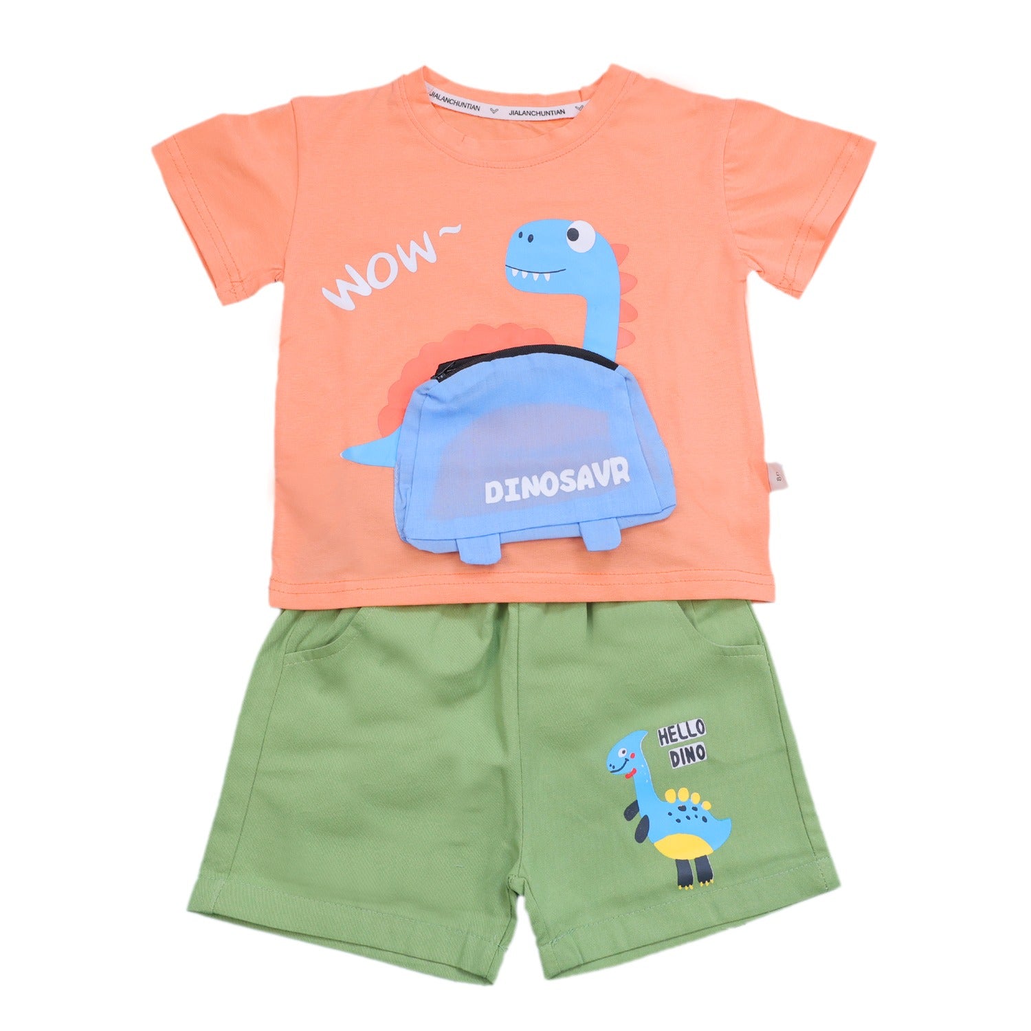 Summer set with Wow Dino Zipper Bag