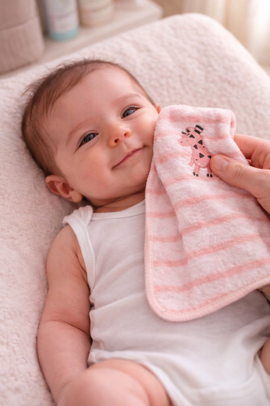 The Little Bunny Soft Baby Face Napkin Towel | Gentle, Absorbent & Skin-Friendly for Daily Use