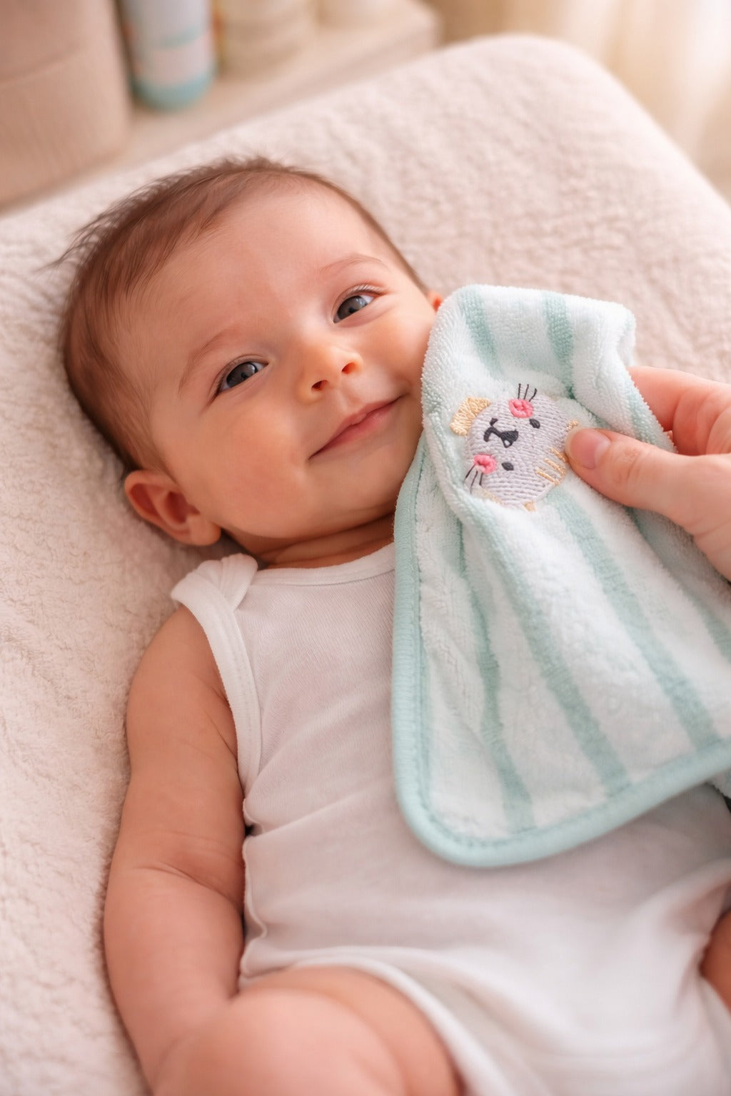 The Little Bunny Soft Baby Face Napkin Towel | Gentle, Absorbent & Skin-Friendly for Daily Use