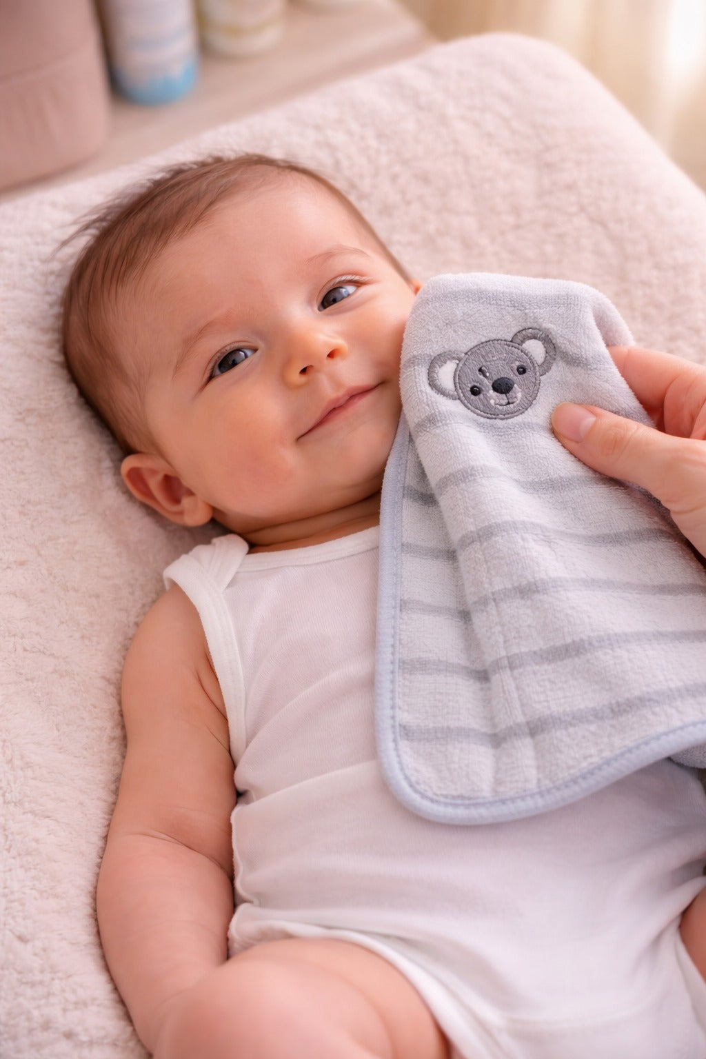 The Little Bunny Soft Baby Face Napkin Towel | Gentle, Absorbent & Skin-Friendly for Daily Use
