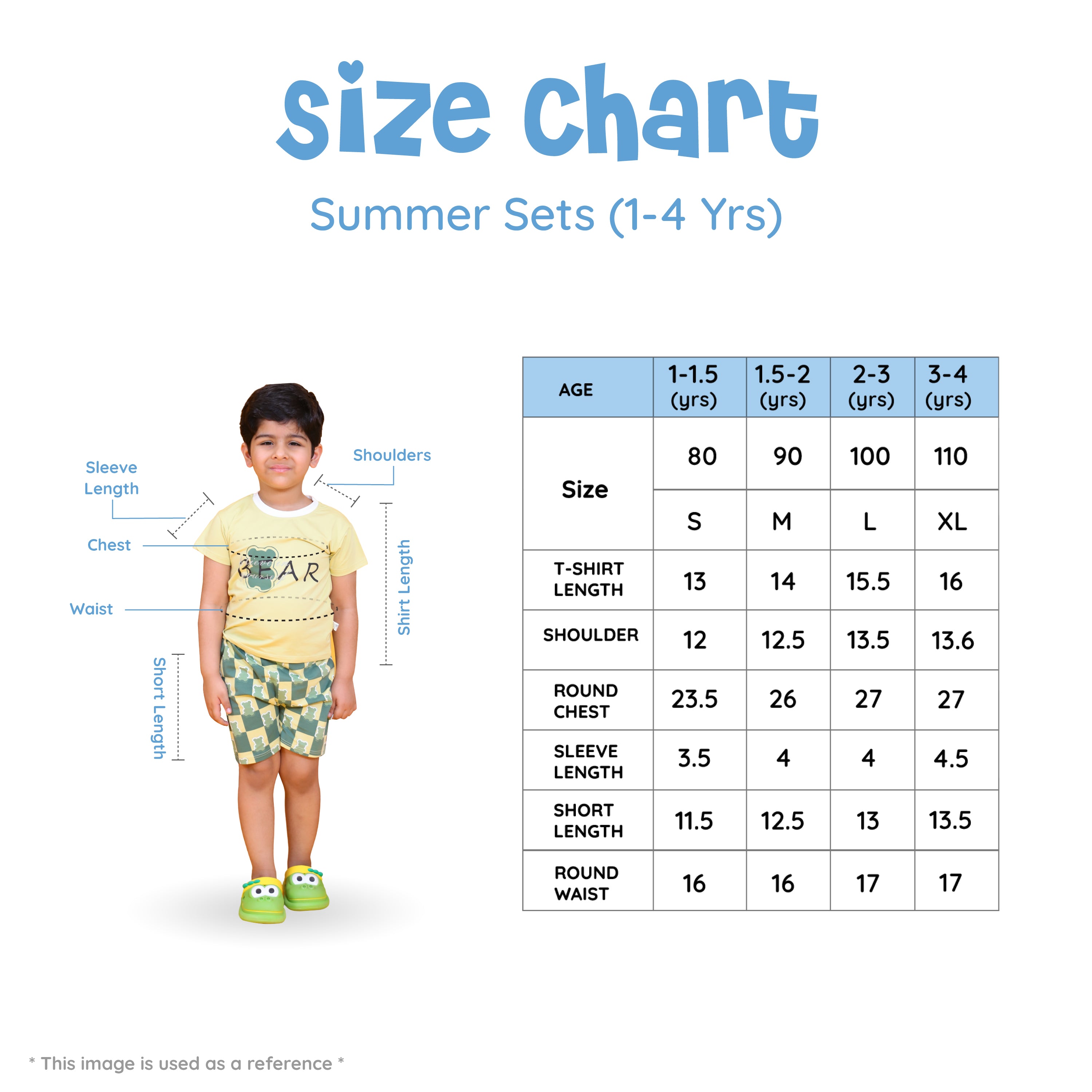 Summer Set with Smiley T-shirt