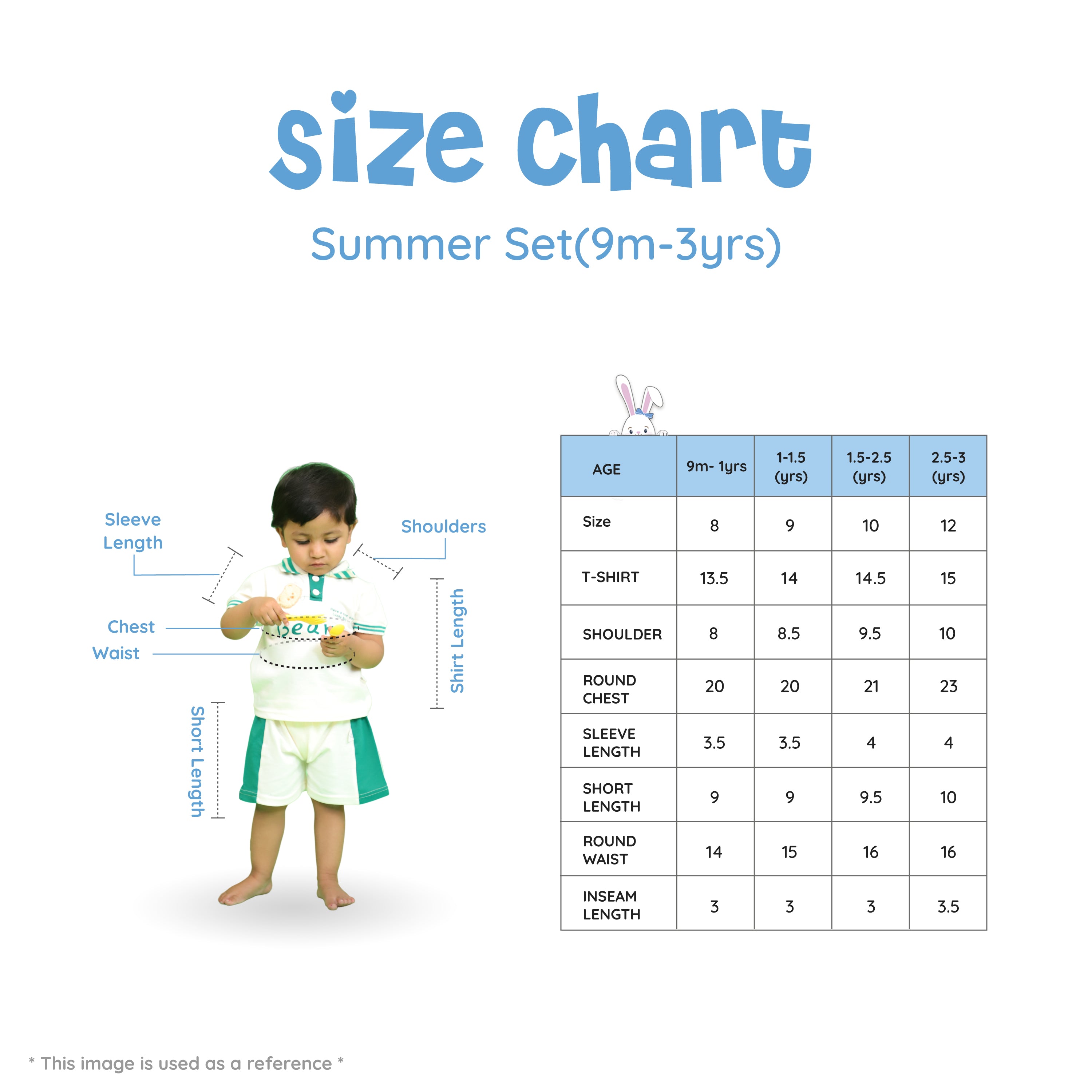Summer Shorts Set for Girls with Pearls and Bow