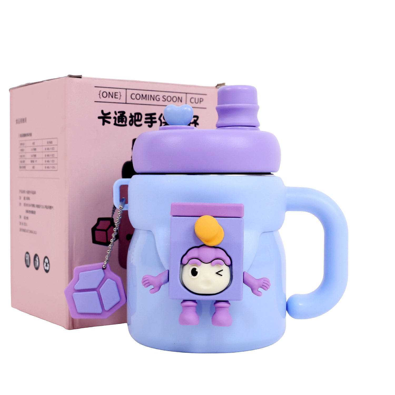 Premium Stainless Steel Kids Tumbler with Handle &amp; Leak-Proof Sipper Lid