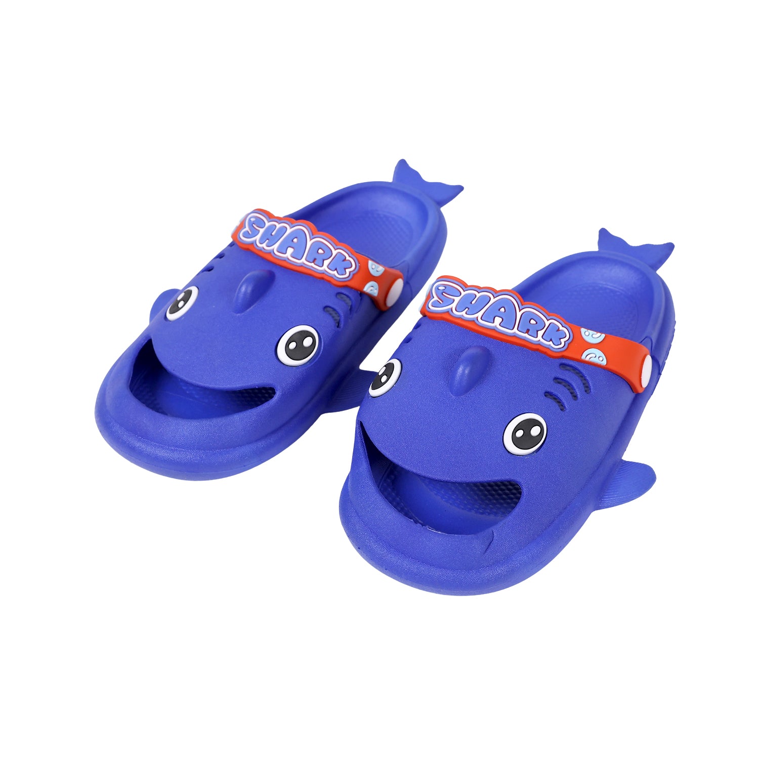 Cute Cartoon Animal Clogs for Kids with Backstrap – “SHARK” Design