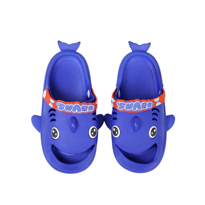 Cute Cartoon Animal Clogs for Kids with Backstrap – “SHARK” Design