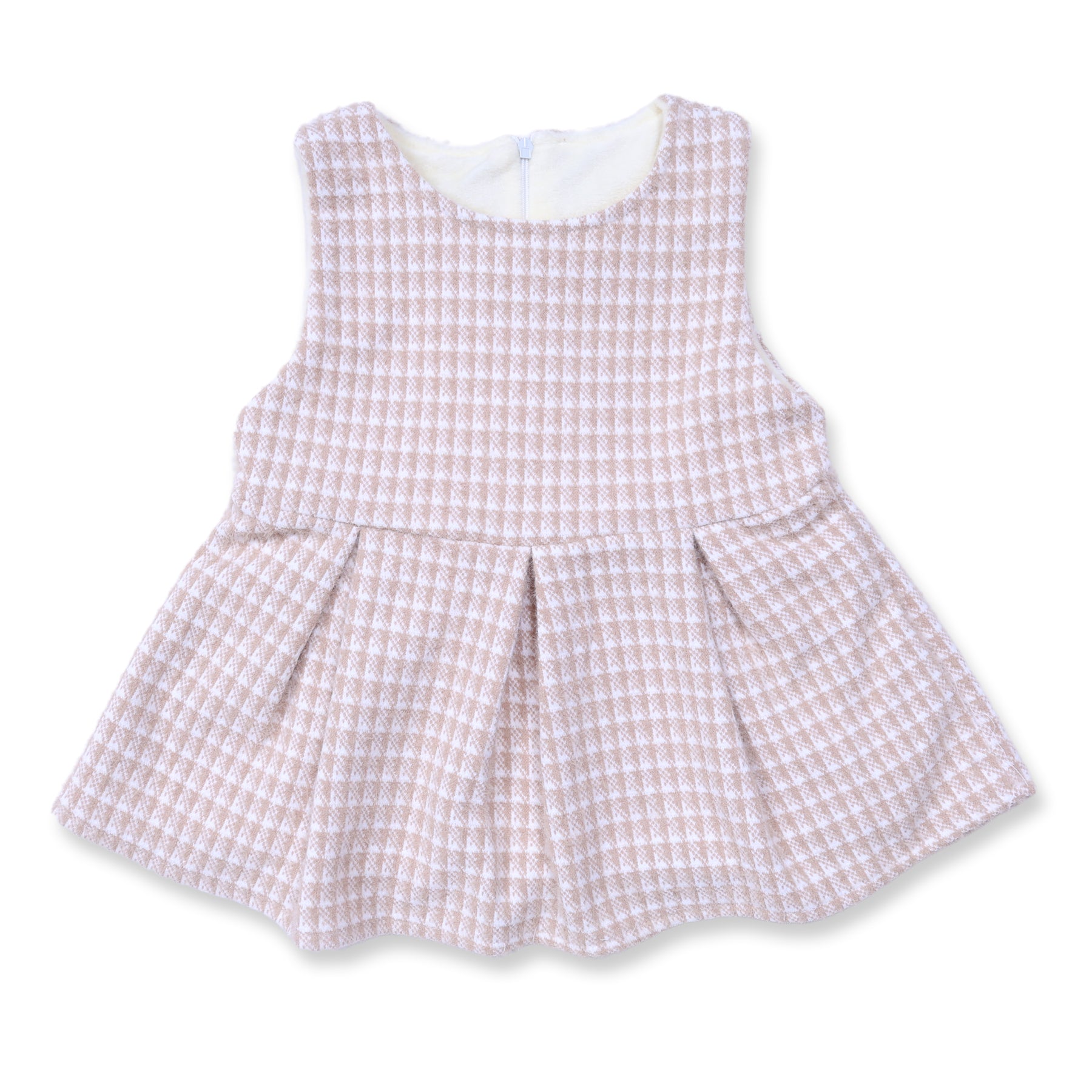 Girls Cozy Checkered Co-ord Set