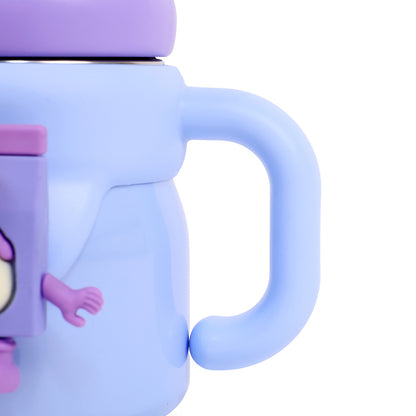 Premium Stainless Steel Kids Tumbler with Handle &amp; Leak-Proof Sipper Lid