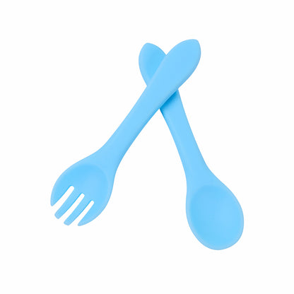 Baby Silicone Feeding Set with Bib, Plate &amp; Spoon – 6+ Months