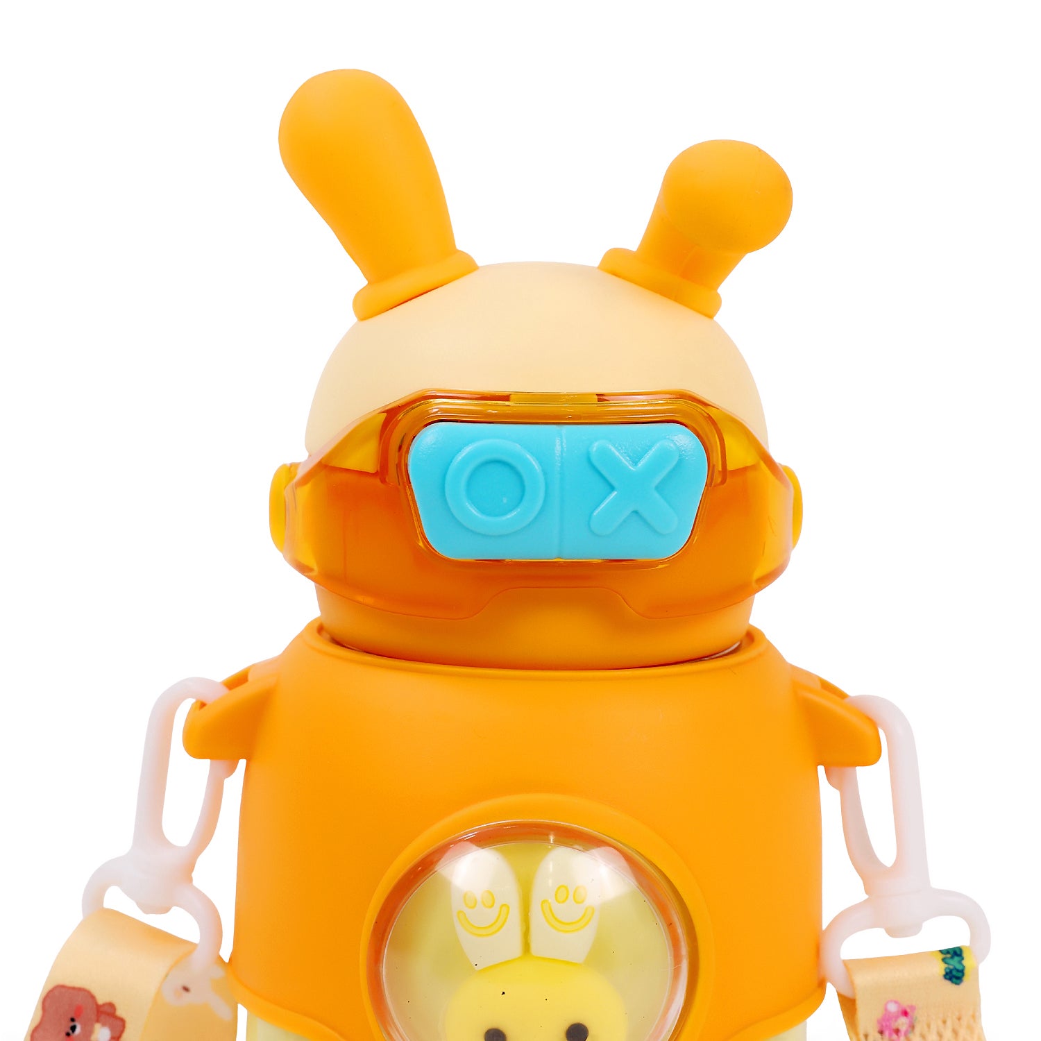 Bunny Stainless Steel Sipper Bottle for Kids | Cute Rabbit Design with Strap | Leak-Proof &amp; Durable