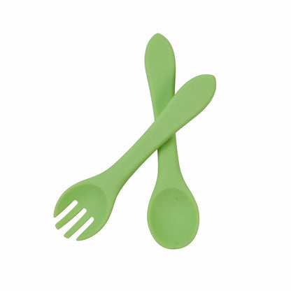 Baby Silicone Feeding Set with Bib, Plate &amp; Spoon – 6+ Months