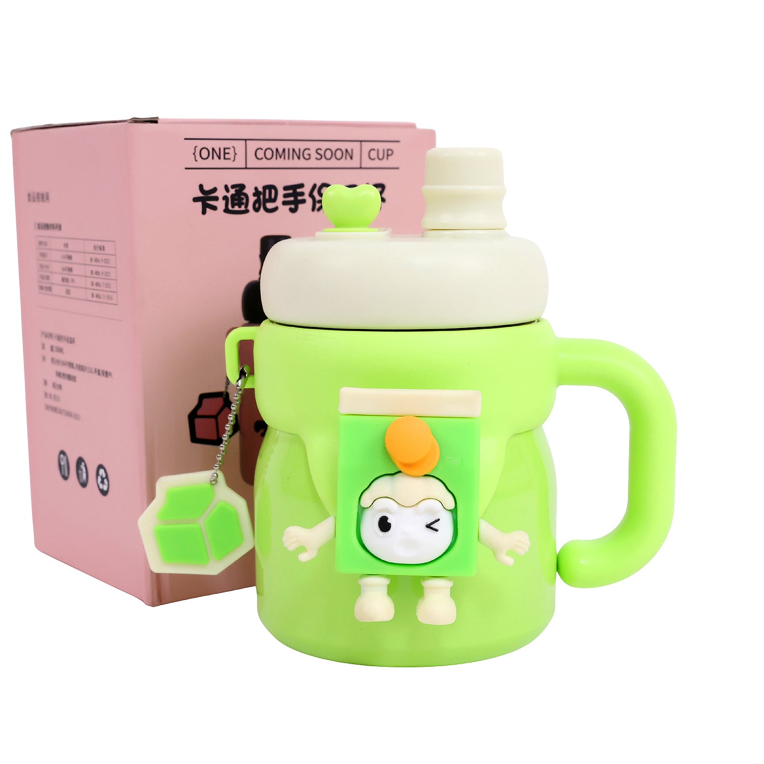 Premium Stainless Steel Kids Tumbler with Handle &amp; Leak-Proof Sipper Lid