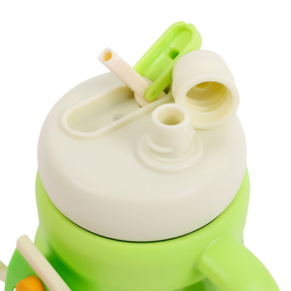 Premium Stainless Steel Kids Tumbler with Handle &amp; Leak-Proof Sipper Lid