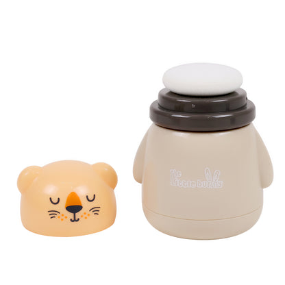 Cute Animal-Themed Baby Powder Puff