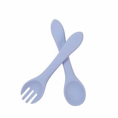 Baby Silicone Feeding Set with Bib, Plate &amp; Spoon – 6+ Months