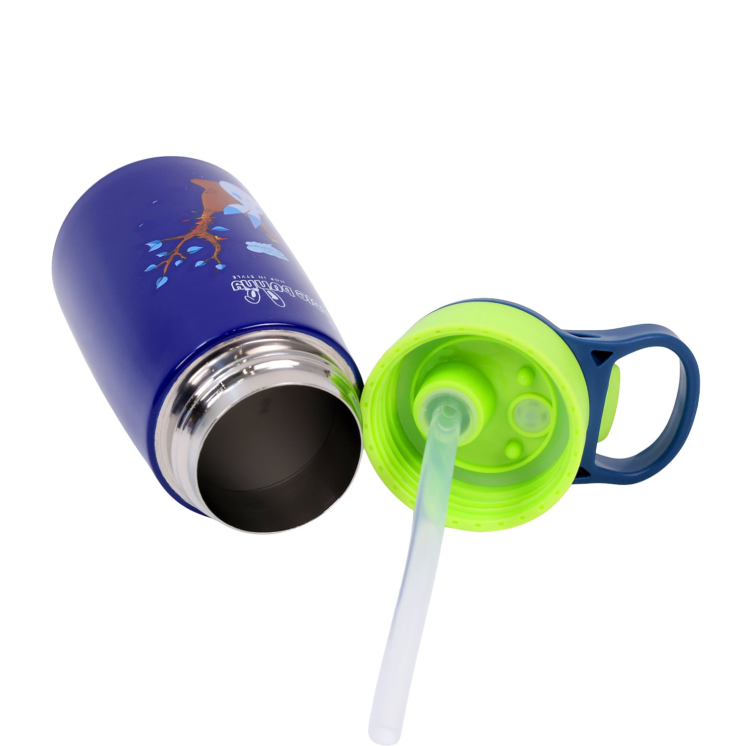 Stainless Steel Kids Sipper Bottle with Flip-Top Lid – Leak-Proof &amp; Travel Friendly