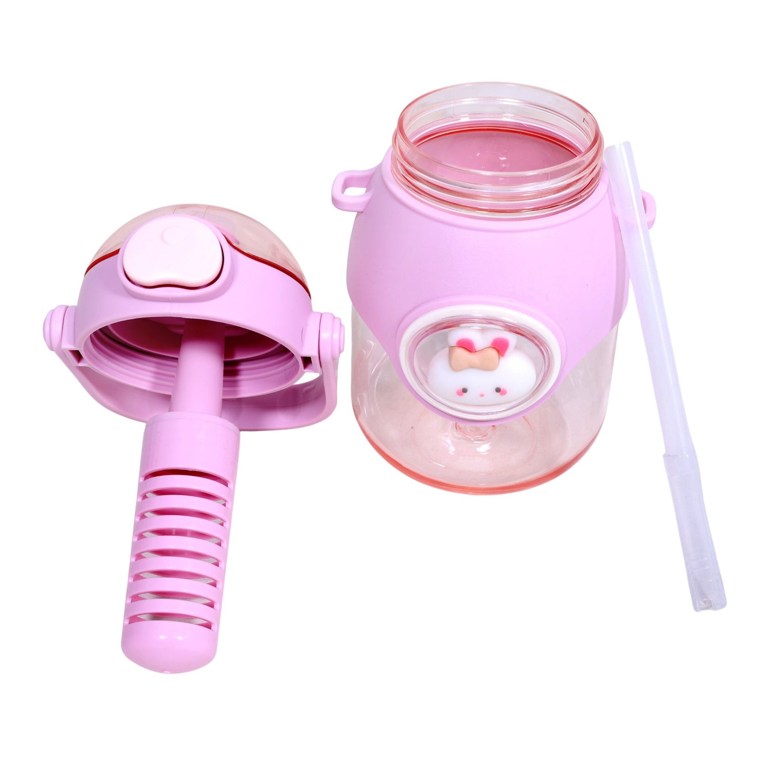 Bear and Bunny Sipper with Strap