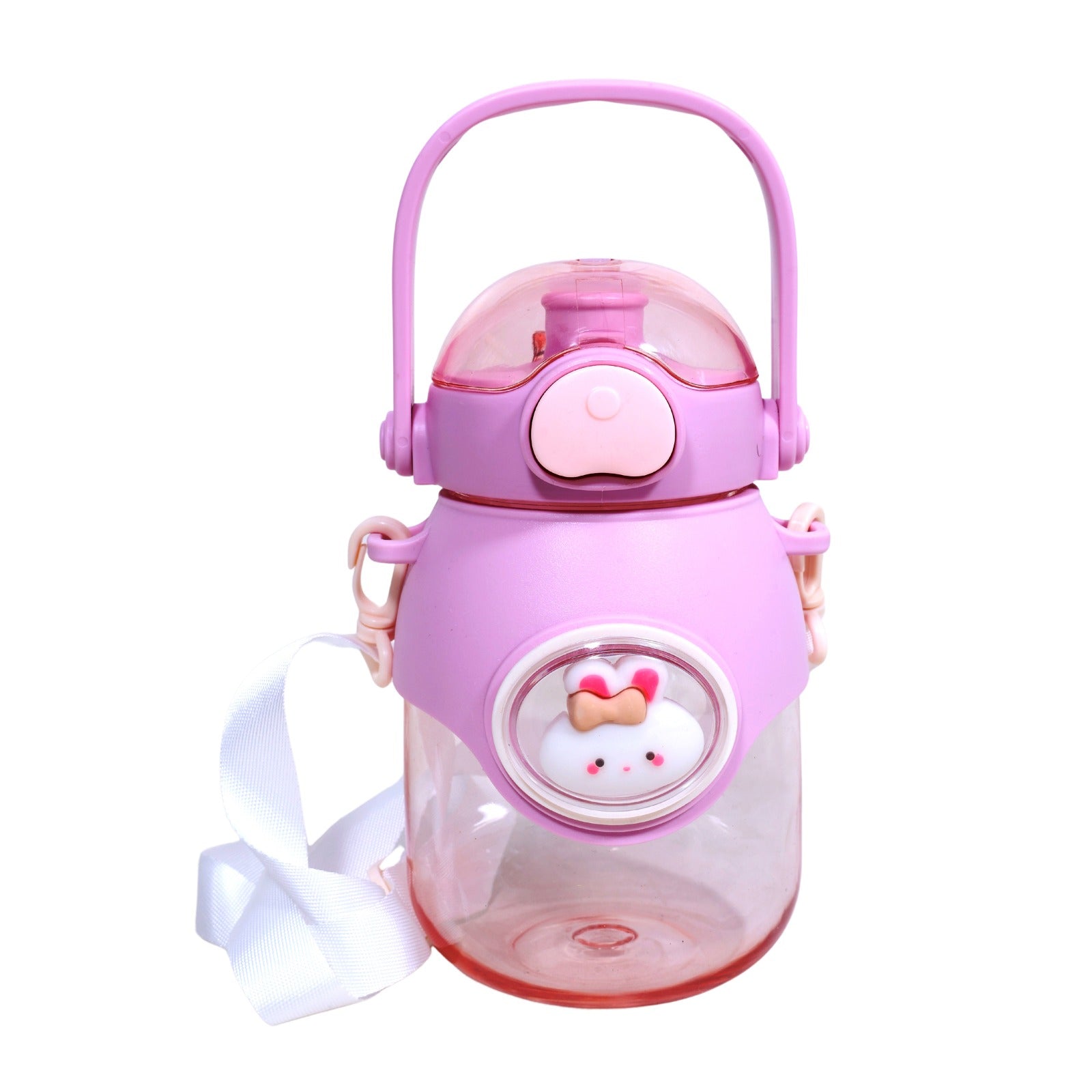 Bear and Bunny Sipper with Strap