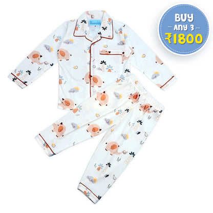 Piggy Play Unisex Night Suit