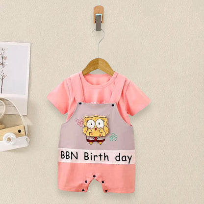 3D Cartoon T-shirt &amp; Dungaree Set