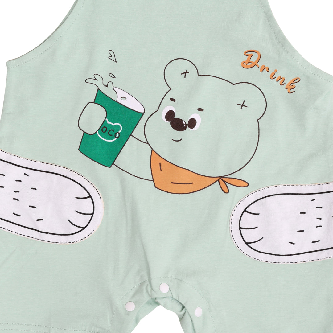 Baby Bear Cotton T-shirt & Dungaree