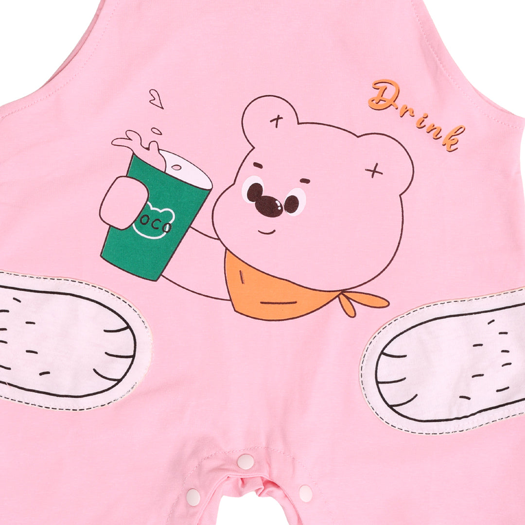 Baby Bear Cotton T-shirt & Dungaree