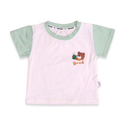 Baby Bear Cotton T-shirt &amp; Dungaree