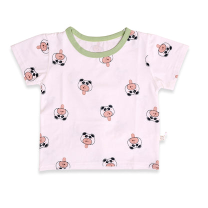 Panda T-shirt &amp; Dungaree Set