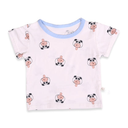 Panda T-shirt &amp; Dungaree Set