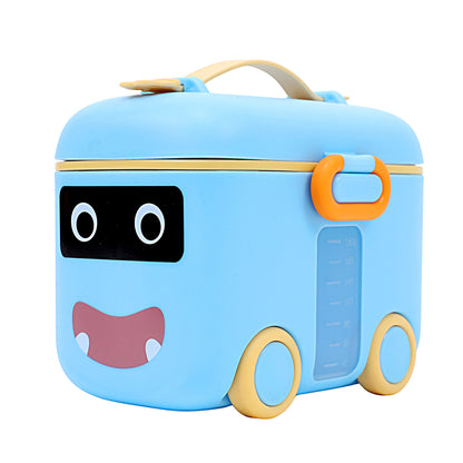 Kids Milk Powder Storage Container with Wheels – Travel Friendly &amp; Airtight