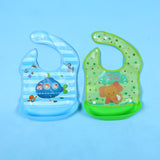 Bib with Detachable food pocket- Pack of 2