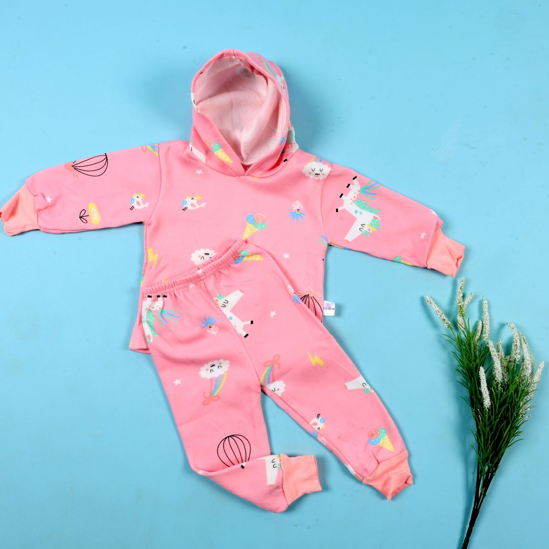 Baby Co-ord Set With Hoodie
