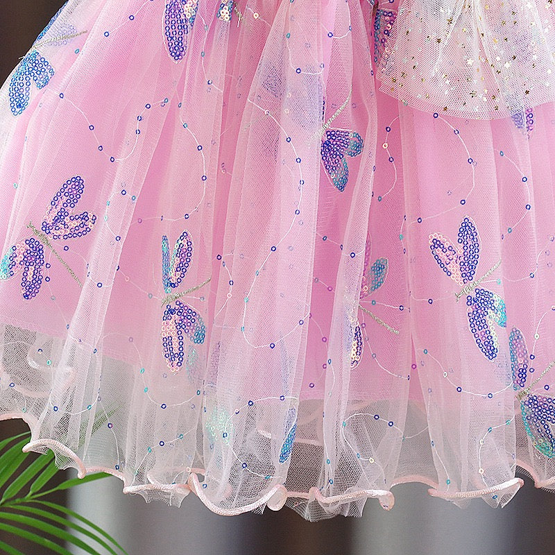 Bunny Applique Butterfly Symphony Dress