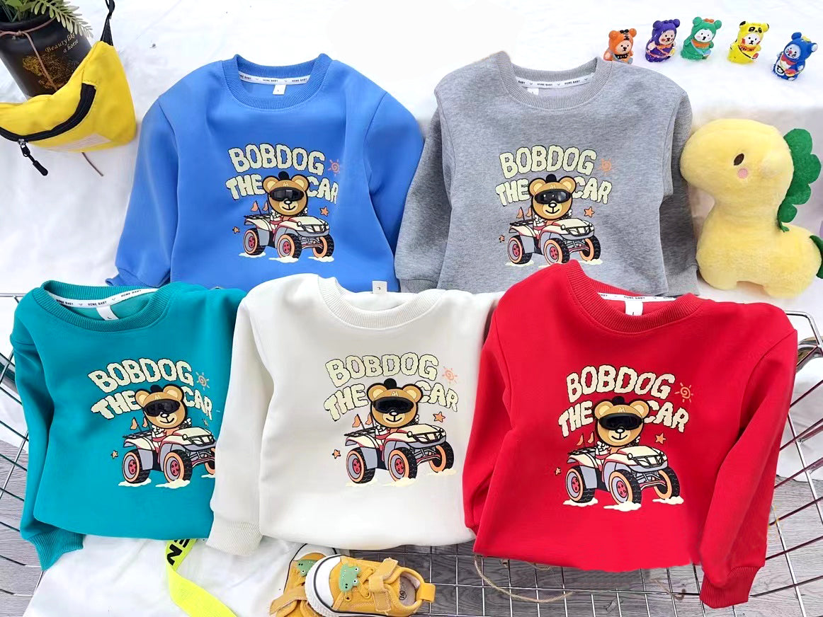 Bobdog 3D Character Cotton Sweatshirt