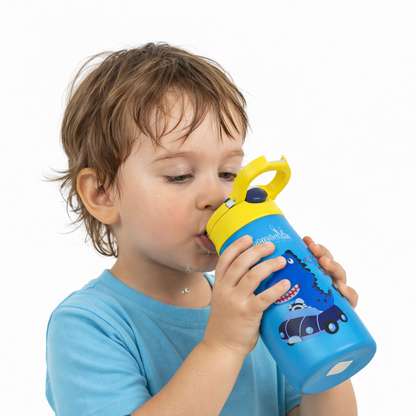 Stainless Steel Kids Sipper Bottle with Flip-Top Lid – Leak-Proof &amp; Travel Friendly