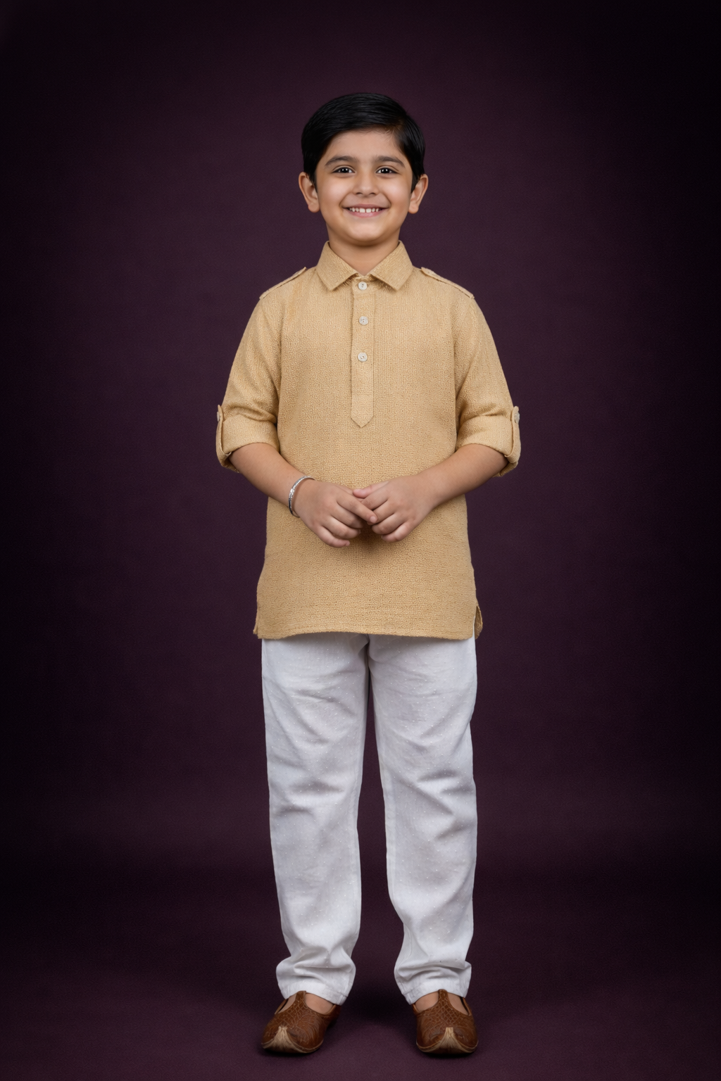 Boys Traditional Kurta &amp; Pajama Set for Festive and Ethnic Wear