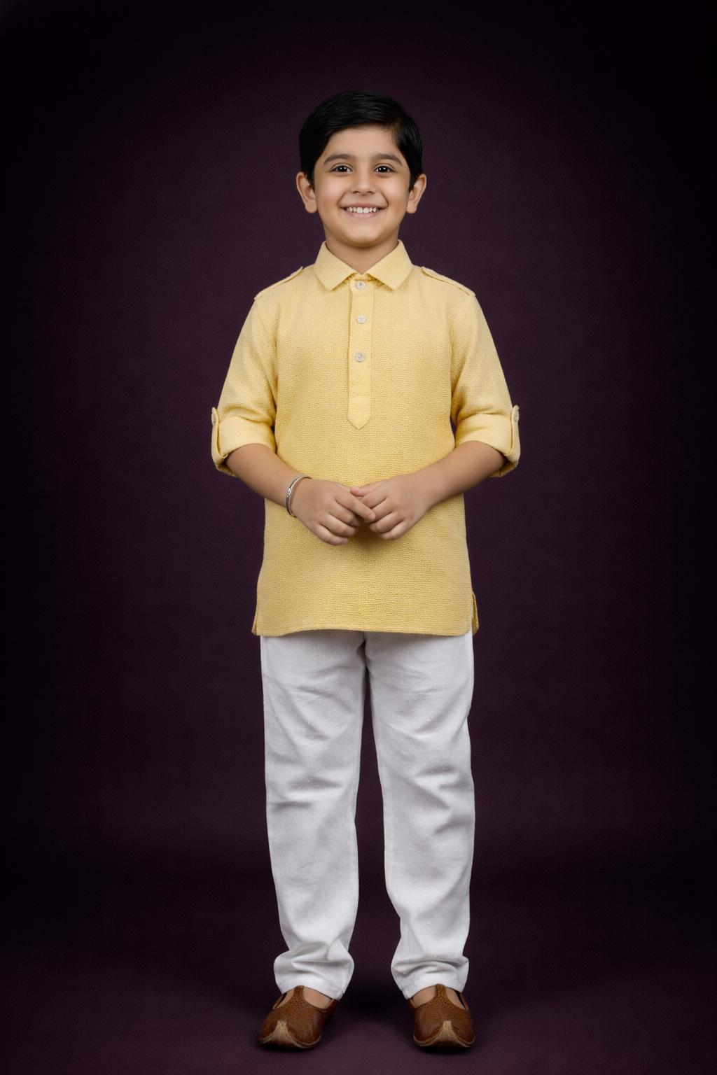 Boys Traditional Kurta &amp; Pajama Set for Festive and Ethnic Wear