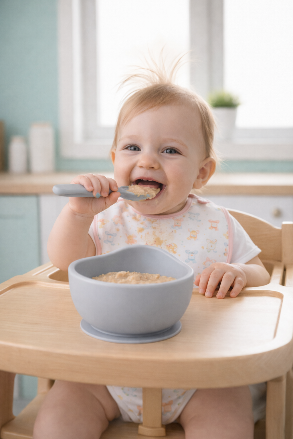 Baby Silicone Feeding Set – Soft, Safe &amp; Easy Self-Feeding Essentials