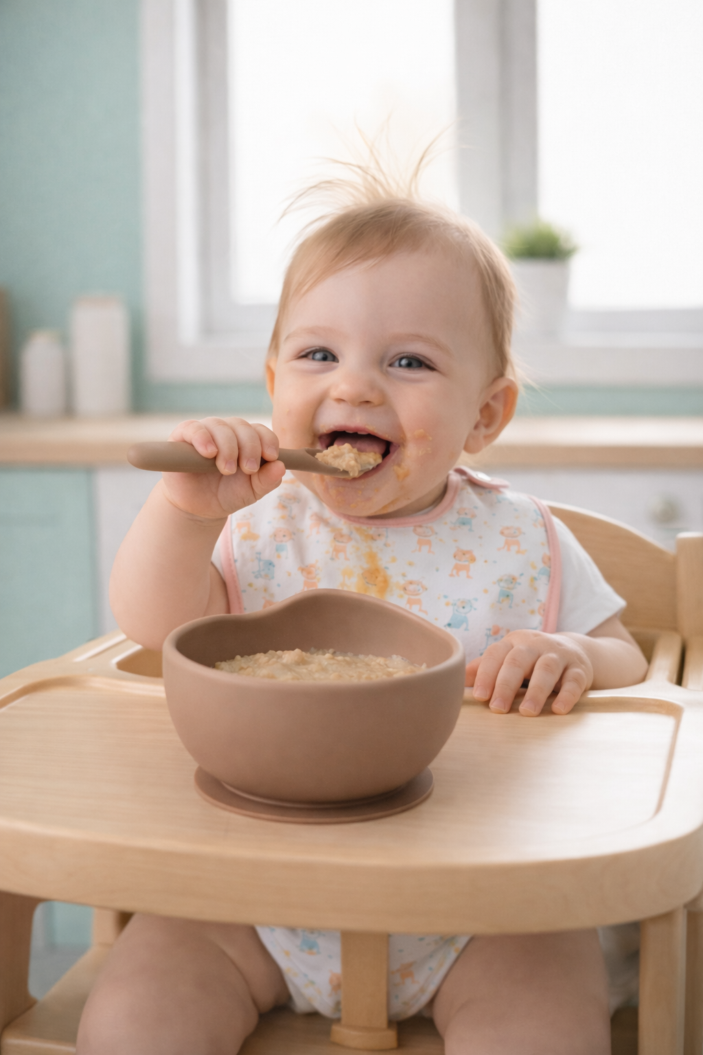 Baby Silicone Feeding Set – Soft, Safe &amp; Easy Self-Feeding Essentials