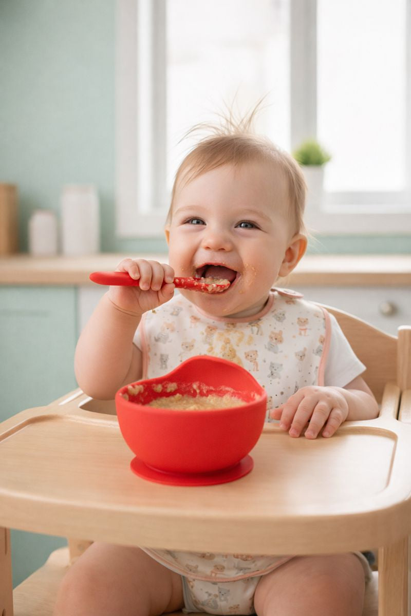 Baby Silicone Feeding Set – Soft, Safe &amp; Easy Self-Feeding Essentials