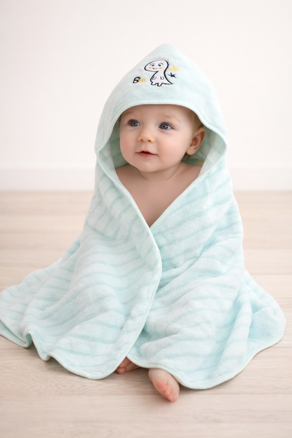Baby Hooded Bath Towel | Ultra Soft &amp; Absorbent | Gentle on Delicate Skin | Quick-Dry &amp; Cozy Wrap