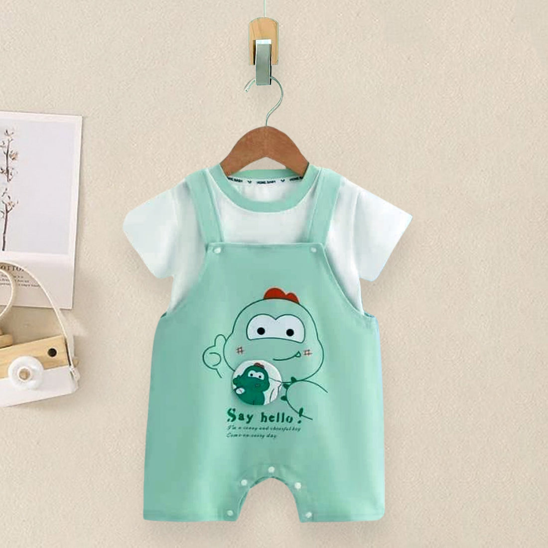 Dino T-shirt &amp; Dungaree Set