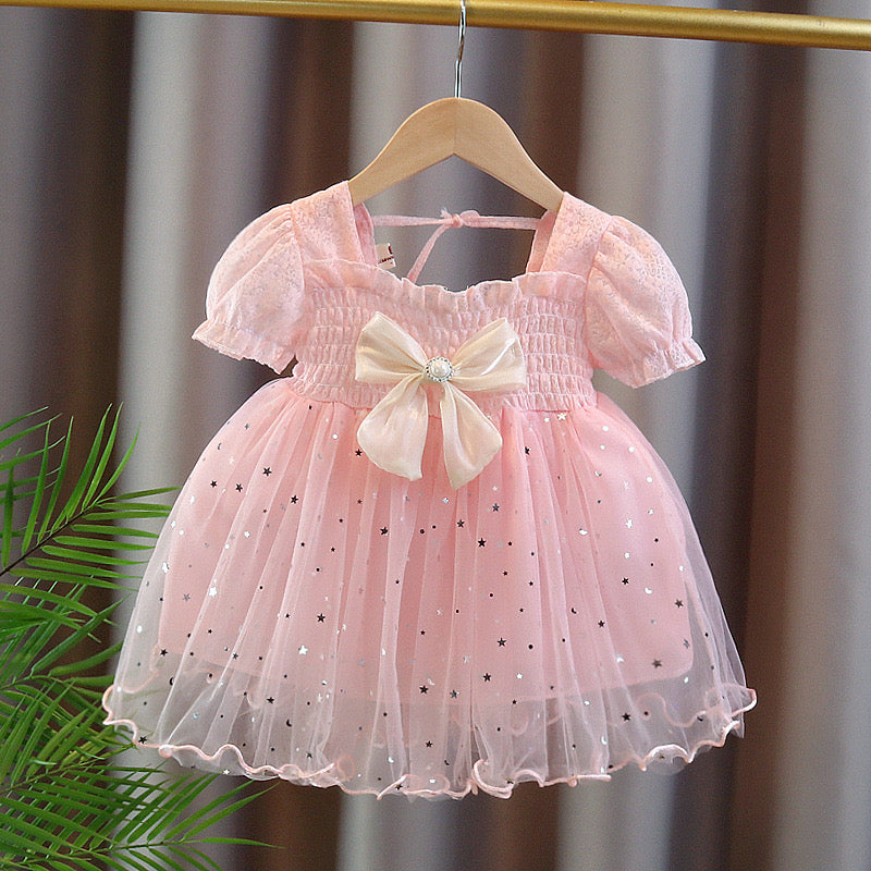 Pink dress for baby hotsell