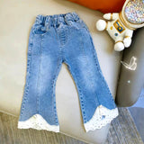 Lacey Blossom Baby Flare Denim Jeans